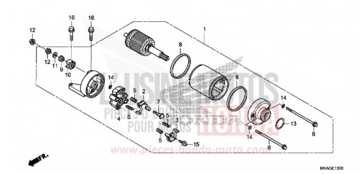 MOTEUR DE DEMARRAGE NC750SDG de 2016